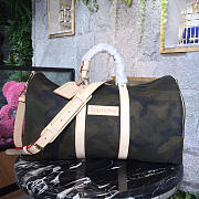 Louis Vuitton Supreme 45 DUFFLE BAG Keepall Green 3741 - 1
