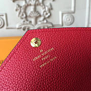 Louis Vuitton Pallas 19 Long Wallet Red 3754 - 6