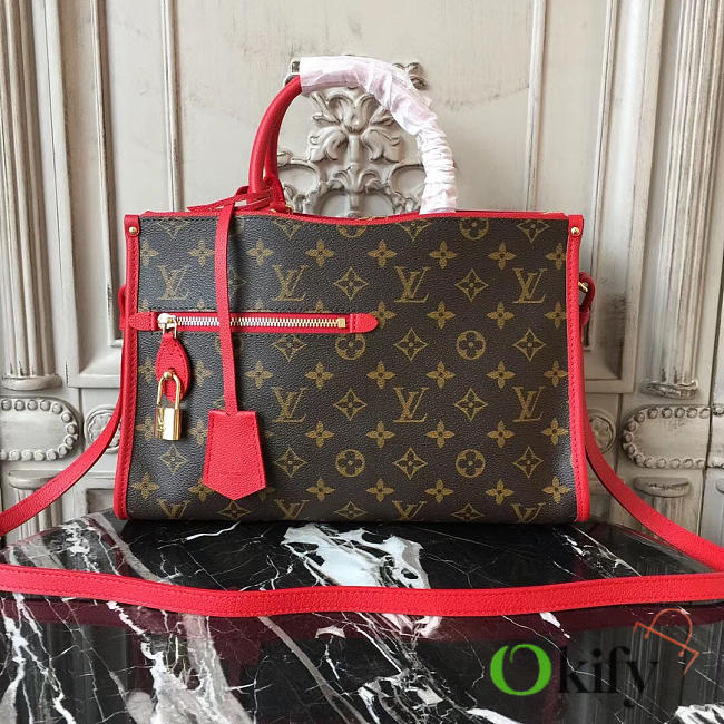  Louis Vuitton Popincourt BagsAll  MM Bag Red 3846 - 1