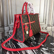  Louis Vuitton Popincourt BagsAll  MM Bag Red 3846 - 2