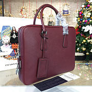 bagsAll Prada Leather Briefcase 4218 - 5