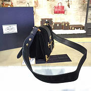 bagsAll Prada Velvet Cahier 20 Bag Black 4263 - 3