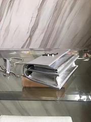 YSL Sunset Chain Bag Silver 17 Silver 4839 - 3