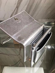 YSL Sunset Chain Bag Silver 17 Silver 4839 - 4