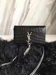 YSL Monogram Kate Bag With Leather Tassel BagsAll 4985 - 6
