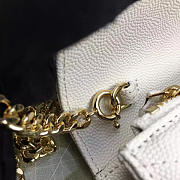 Okify YSL College Bag In White 19x11.5x4cm - 5