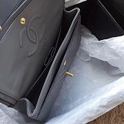 Chanel Classic Handbag Grey 25cm - 3