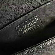 Chanel Caviar Grained Calfskin Le Boy 25 Top Handle Black VS03895 - 3