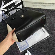 Chanel Calfskin Shopping Bag Black A69929 VS08388 27cm - 2