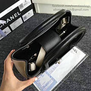 Chanel Calfskin Shopping Bag Black A69929 VS08388 27cm - 3