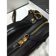 Chanel Caviar Quilted Small CC Filigree Vanity Case Black VS00421 25cm - 4