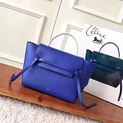 BagsAll Celine Belt Bag Blue Zaffre Calfskin Z1195 27cm - 4