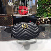 Gucci GG Marmont Belt Bag 18 Black 2631 - 1