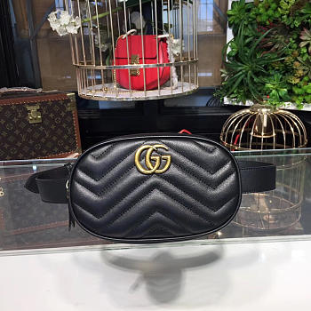 Gucci GG Marmont Belt Bag 18 Black 2631
