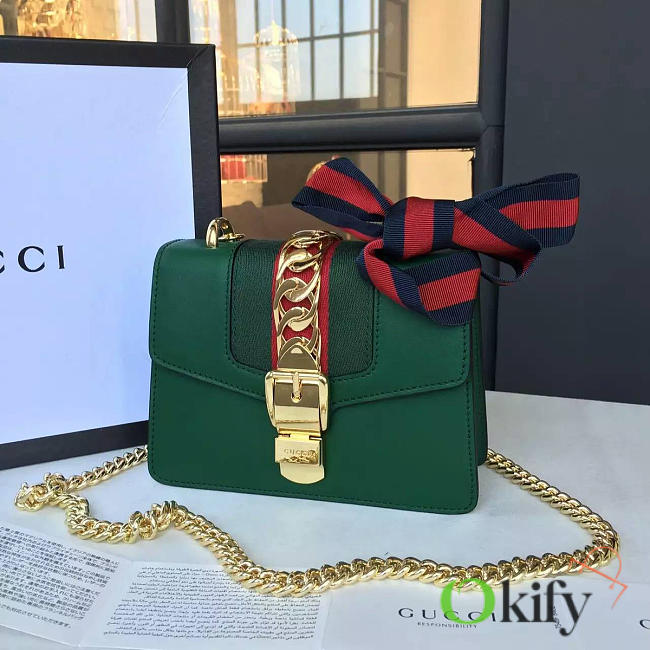 Gucci Sylvie Leather Bag BagsAll Z2360 - 1