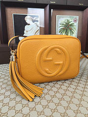 Gucci Soho Disco 21 Leather Bag Yellow Z2382 - 2
