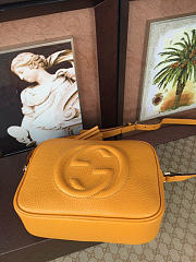 Gucci Soho Disco 21 Leather Bag Yellow Z2382 - 5