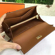 Hermès Kelly Clutch 20 Brown/Gold BagsAll Z2857 - 2