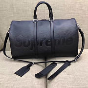 Louis Vuitton Supreme BagsAll Keepall 45 Black  - 1