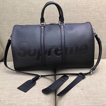 Louis Vuitton Supreme BagsAll Keepall 45 Black 