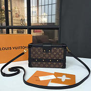 Louis Vuitton PETITE MALLE BOX BAG Monogram 3496 19cm  - 5