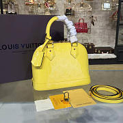 Louis Vuitton ALMA BB Monogram Vernis Leather 3544 24cm  - 1