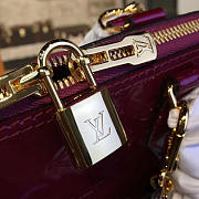 Louis Vuitton Alma PM Hornskin Monogram Vernis Leather M90321 32cm  - 4