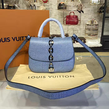 Louis Vuitton CHAIN IT BAG PM 3656 light blue 23cm 