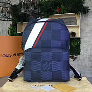 BagsAll Louis Vuitton Apollo Backpack N44006 Blue Red America's Cup  - 2
