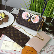 Louis Vuitton POCHETTE Felicie 21 PINK 3750 - 1