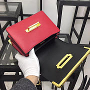 bagsAll Prada Cahier 20 Leather Shoulder Bag 1BD045 Red - 4