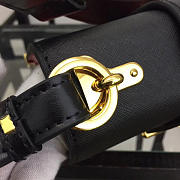 bagsAll Prada Cahier 20 Leather Shoulder Bag 1BD045 Red - 6