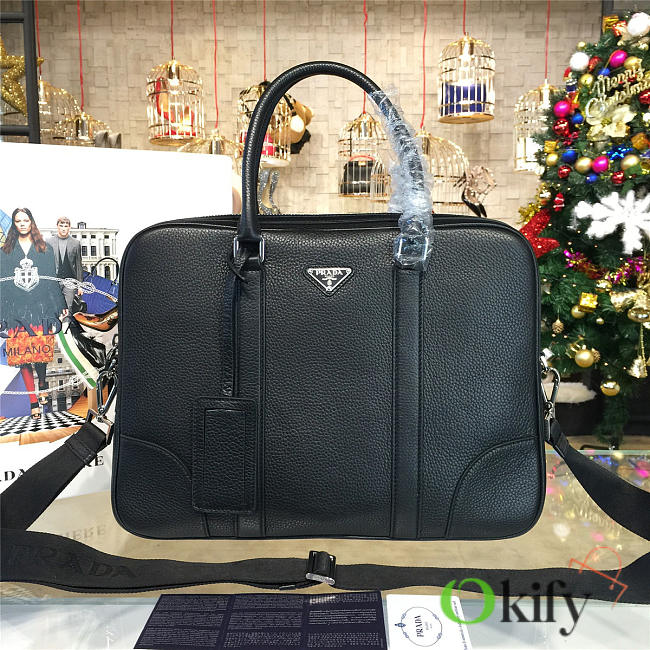 bagsAll Prada Leather Briefcase 4204 - 1