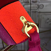 bagsAll Prada Cahier Velvet 20 Shoulder Bag Rose Red 4320 - 5