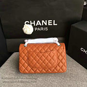 Chanel Lambskin Classic handbag Orange A01112 VS04951 25cm - 4