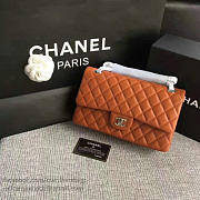Chanel Lambskin Classic handbag Orange A01112 VS04951 25cm - 2