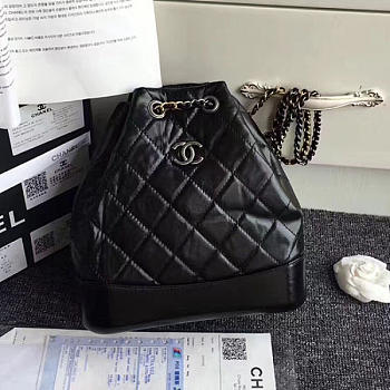 CHANEL'S GABRIELLE Small Backpack 24 Black A94485 