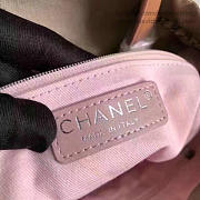 CC Canvas Sequins Drawstring Backpack Beige and Red - 5