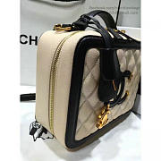 CC Caviar Quilted Small CC Filigree Vanity Case Beige BagsAll A93343 VS07581 - 4