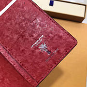 Louis Vuitton Brazza Wallet 19 Red M63230 - 6
