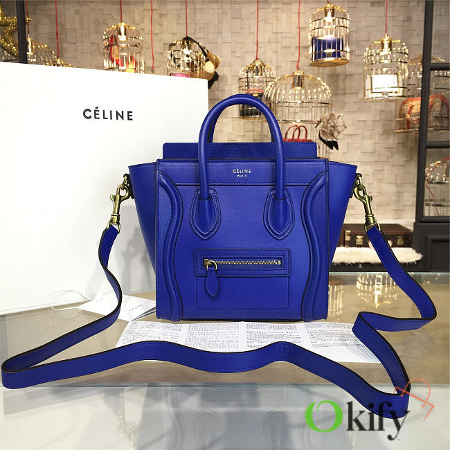 BagsAll Celine Leather Nano Luggage Z994 19.5cm - 1