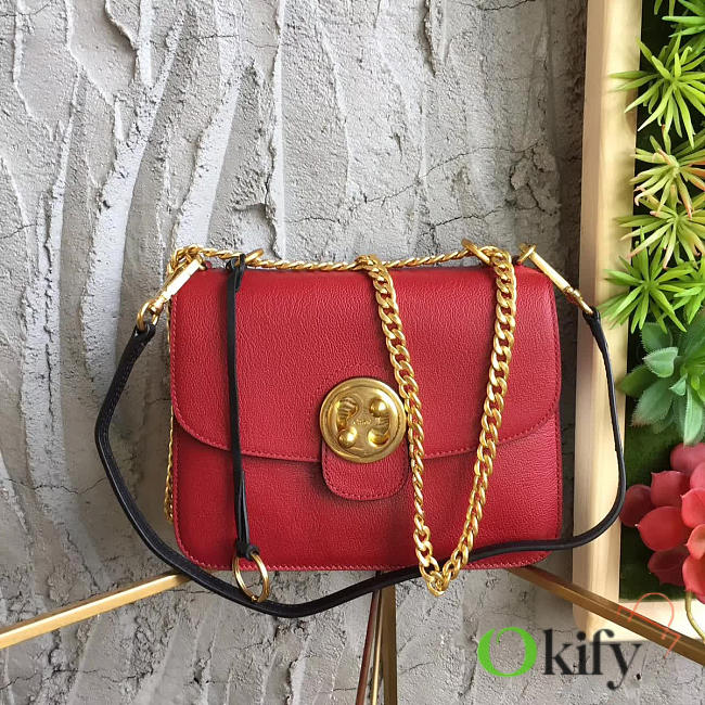 Chloe Leather Mily Red 23 Z1266  - 1