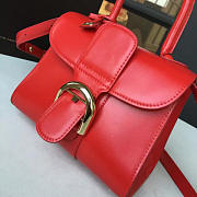 bagsAll Delvaux Mini Brillant Satchel Smooth Leather Red 1468 - 4