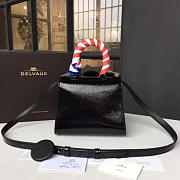 bagsAll Delvaux Mini Brillant Satchel Leather Black 1476 - 4
