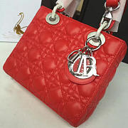 BagsAll Lady Dior 20 Red 1627 - 5