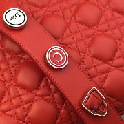 BagsAll Lady Dior 20 Red 1627 - 4