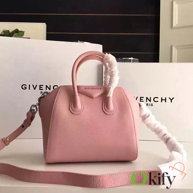 bagsAll Givenchy Mini Antigona 27 Light Pink 2045 - 1