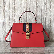 Gucci Sylvie Leather Bag BagsAll Z2138 - 1