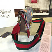 Gucci Padlock Ophidia Canvas 25 Tian Shoulder Bag  - 3