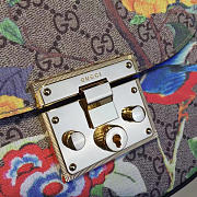 Gucci Padlock Ophidia Canvas 25 Tian Shoulder Bag  - 5